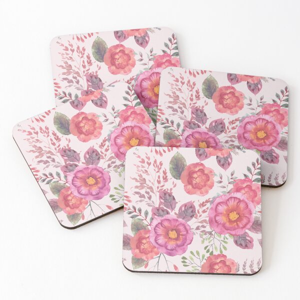 Item preview, Pink Roses Floral Pattern  designed and sold by CarpeDiemLife.