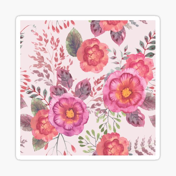 Item preview, Pink Roses Floral Pattern  designed and sold by CarpeDiemLife.