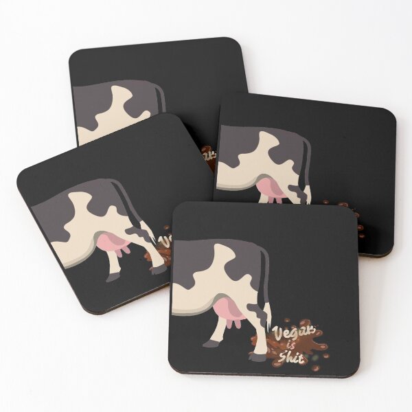 Item preview, Vegan Is Shit Cow Poop designed and sold by DELMEO.