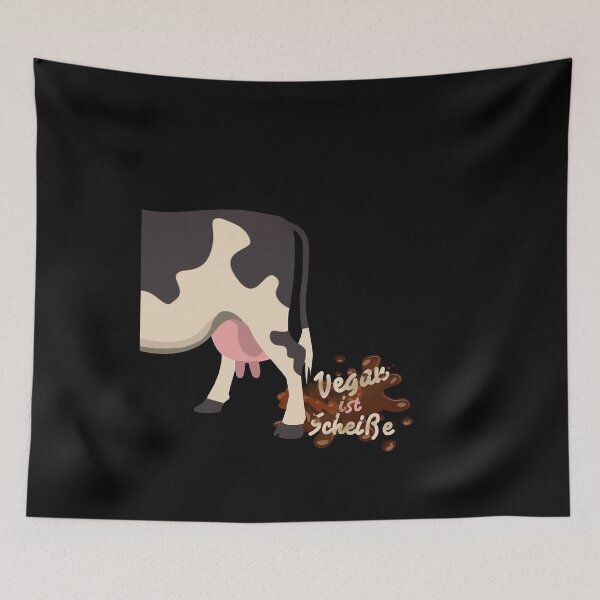 Item preview, Vegan Is Shit Cow Poop designed and sold by DELMEO.