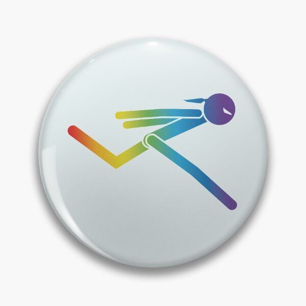 Item preview, Rainbow Stickman Ninja Run designed and sold by AjingDesigns.