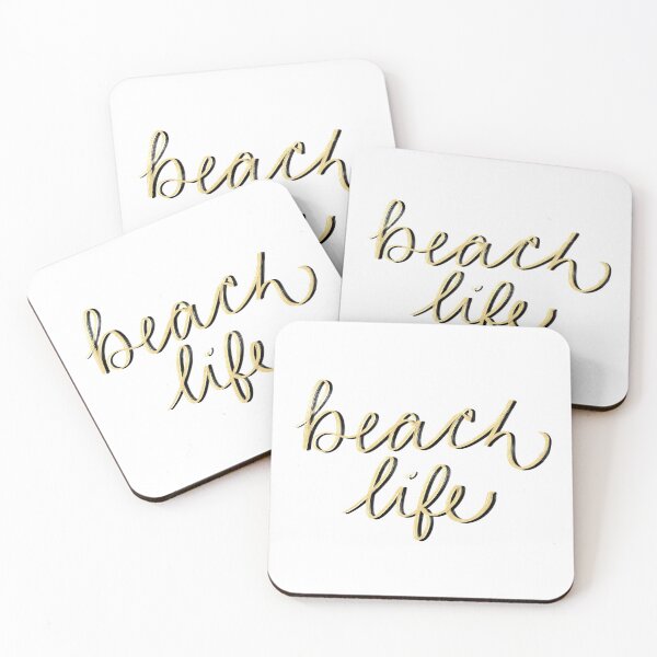 Item preview, beach life - yellow designed and sold by stickersbyjul.