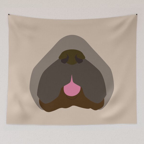 Item preview, dog mask designed and sold by piakestore.