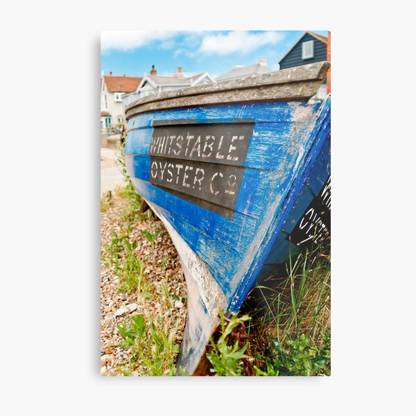Whitstable Oyster Boat Metal Print