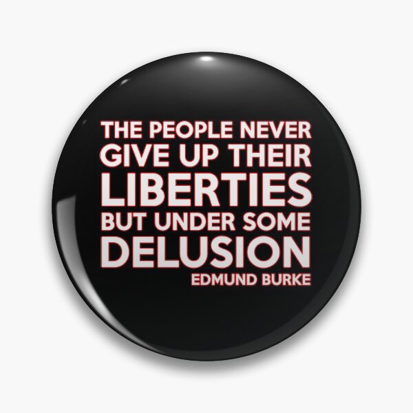 Item preview, THE PEOPLE NEVER GIVE UP THEIR LIBERTIES BUT UNDER SOME DELUSION SHIRTS! designed and sold by BrandNewTeez.