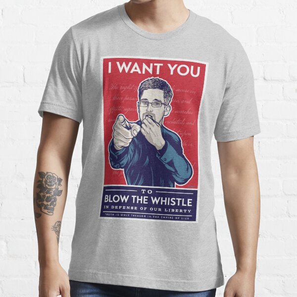 Edward Snowden I Want You Essential T-Shirt