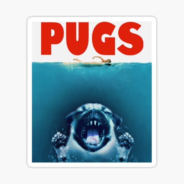 Item preview, Dog pugs shark’s jaw  designed and sold by federicocecilia.