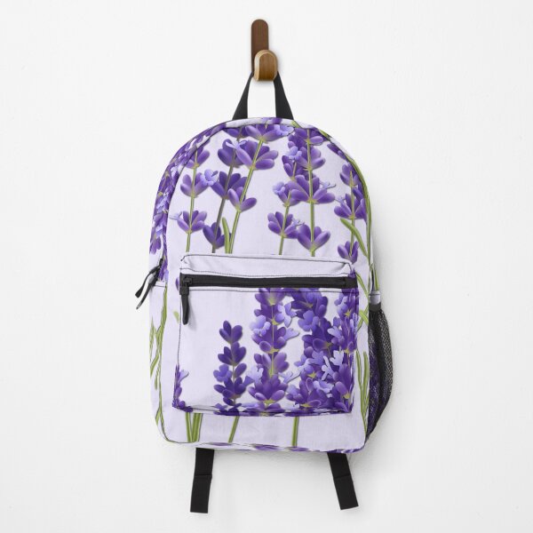 Item preview, Beautiful purple lavender flowers on white background Spring Flowers Design designed and sold by mashmosh.