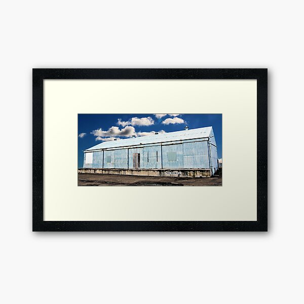 Wharf on Clouds Framed Art Print