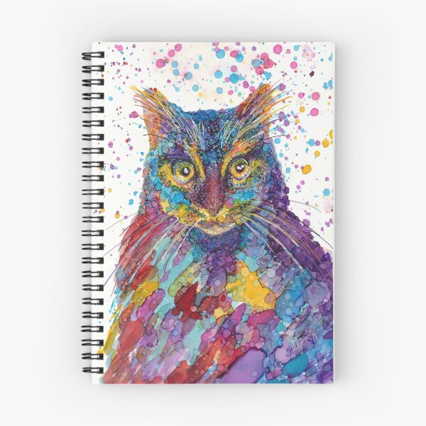 Artikelvorschau, Lionel die bunte Katze entworfen und verkauft von Maureen Zmak.
