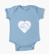 Dinosaur heart: Torvosaurus One Piece - Short Sleeve