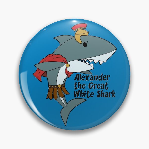 Item preview, Alexander the Great White Shark designed and sold by crunchburger.