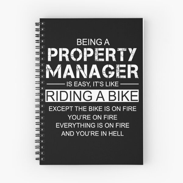 Item preview, Being A Property Manager Is Easy Like Riding A Bike designed and sold by berryferro.