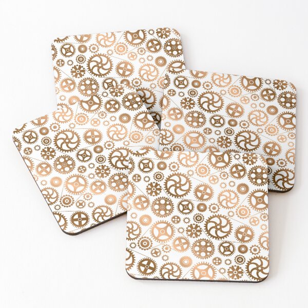 Item preview, Antique Bronze Copper Steampunk Pattern designed and sold by digitalvintage.