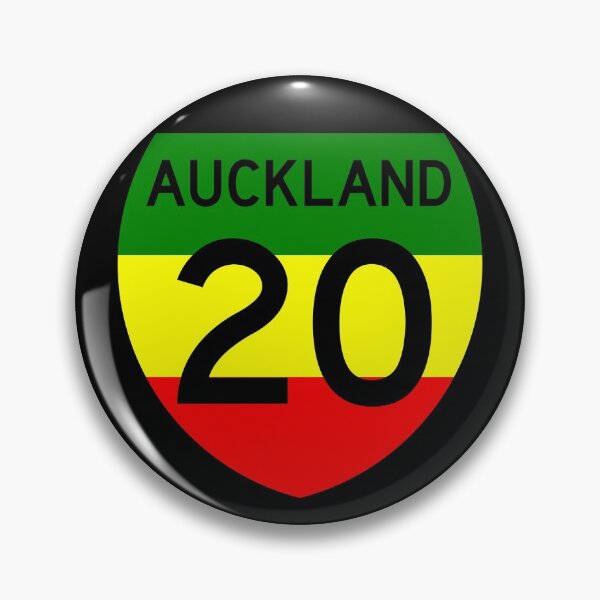 Item preview, Auckland Highway 20 in Rasta Colours designed and sold by Kiwidom.
