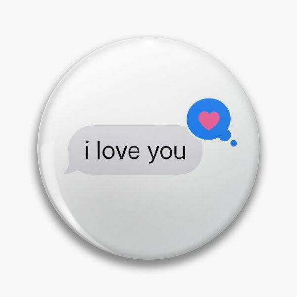 Item preview, i love you text designed and sold by stickersbyjul.