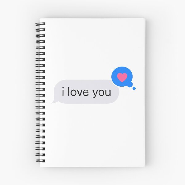 Item preview, i love you text designed and sold by stickersbyjul.