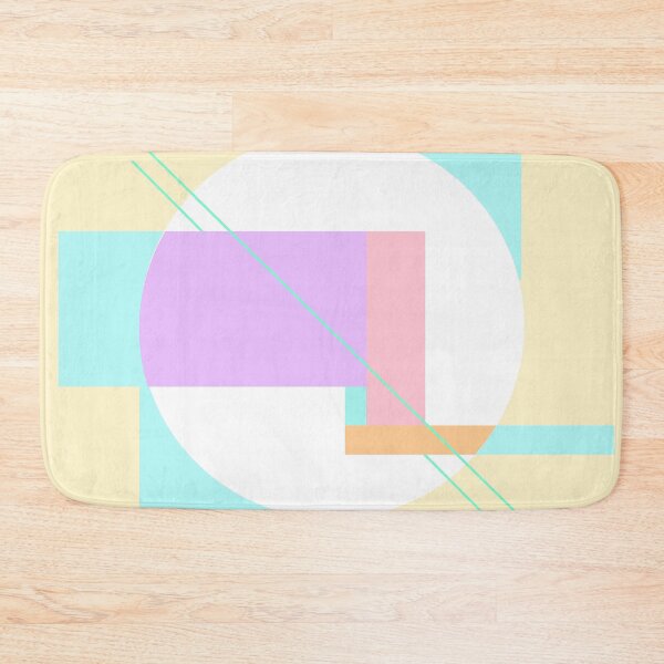 Item preview, geometric shapes art pattern pastel designed and sold by v-vilarino.