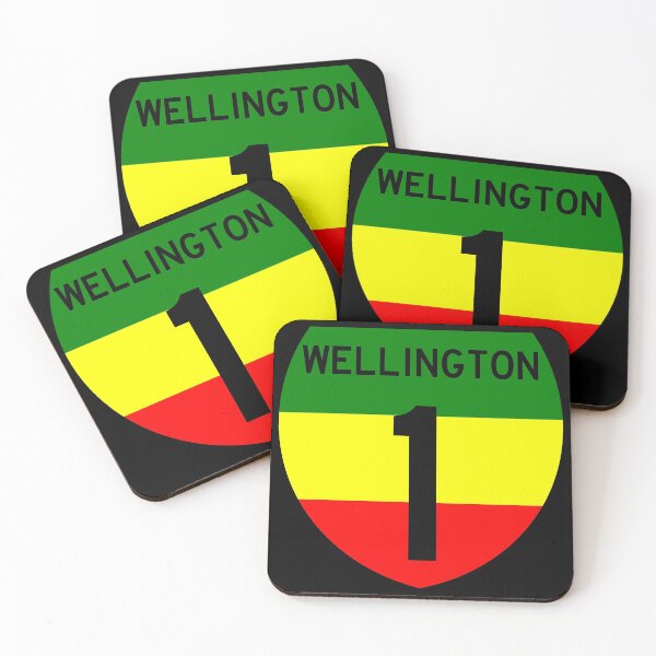 Item preview, Wellington Highway 1 in Rasta Colours designed and sold by Kiwidom.