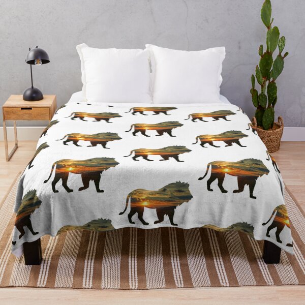 Item preview, King of the Jungle Sunset Lion Silhouette designed and sold by Anthony726.