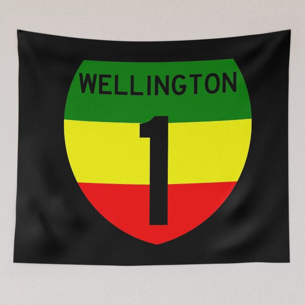 Item preview, Wellington Highway 1 in Rasta Colours designed and sold by Kiwidom.