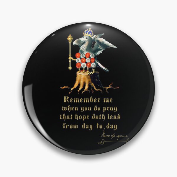 Item preview, Anne Boleyn quote with sigil designed and sold by LilGizmo-Gigi.