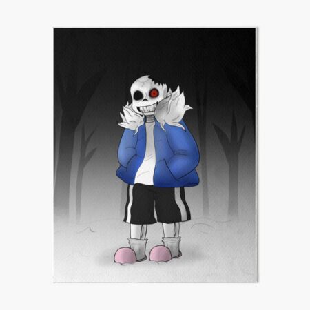 Horror sans  Art Board Print for Sale by ElinaSanglert