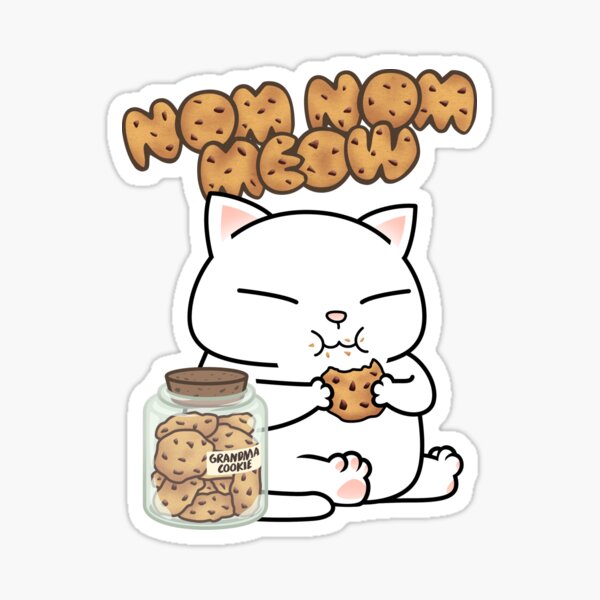 Nom Nom Cat Gifts Merchandise Redbubble - i can has cheezburger nomnomnomnom roblox