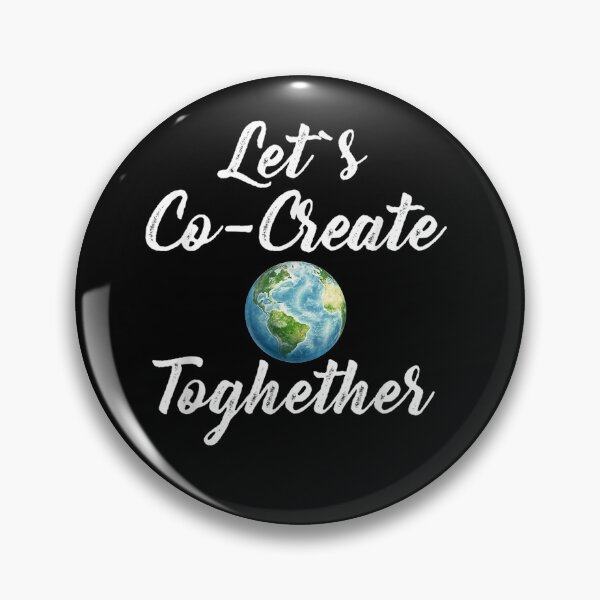 Item preview, Lets Cocreate Together World Positive Motivational Quote  designed and sold by jennife332.