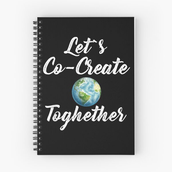 Item preview, Lets Cocreate Together World Positive Motivational Quote  designed and sold by jennife332.