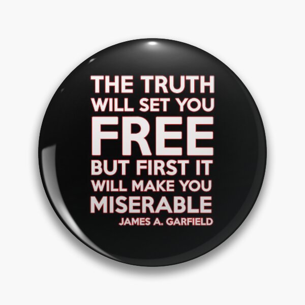 Item preview, THE TRUTH WILL SET YOU FREE BUT FIRST IT WILL MAKE YOU MISERABLE SHIRTS! designed and sold by BrandNewTeez.