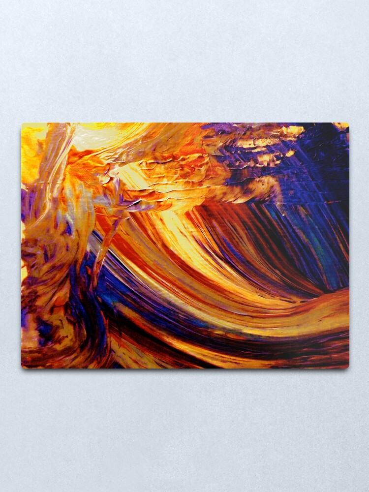 Alternate view of RELEASE Metal Print