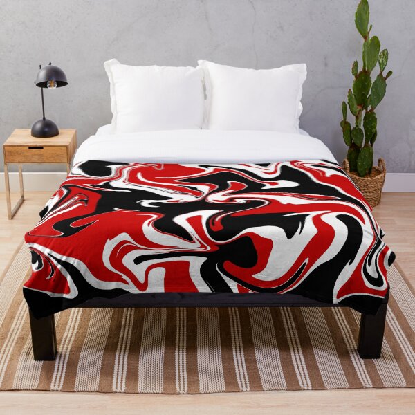 Item preview, red, white, & black swirly designed and sold by Callie ..