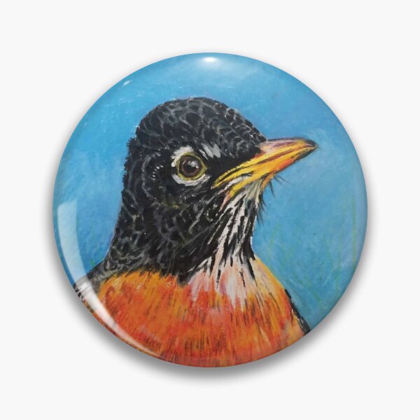 Item preview, American Robin Bird Drawing designed and sold by jenesaiscluck.