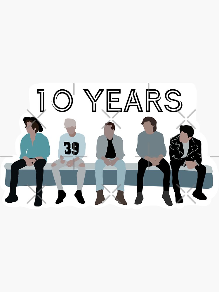 one direction 10 year anniversary merch