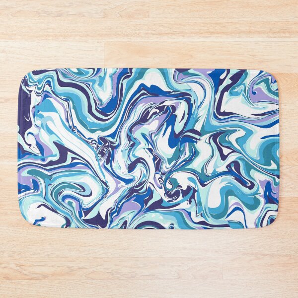 Item preview, Blue Wave Abstract Pattern  designed and sold by CarpeDiemLife.
