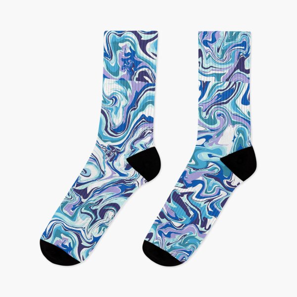 Item preview, Blue Wave Abstract Pattern  designed and sold by CarpeDiemLife.