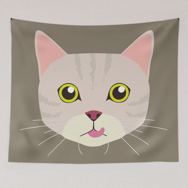 Item preview, cat designed and sold by piakestore.
