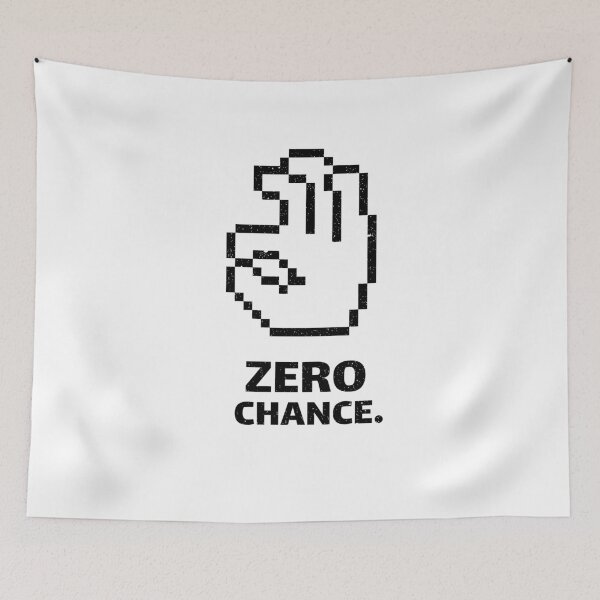 Item preview, ZERO chance. designed and sold by HarisRoshan2000.