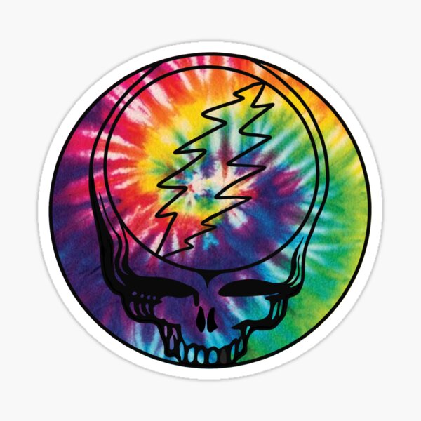Steal Your Face Tie Dye Sticker