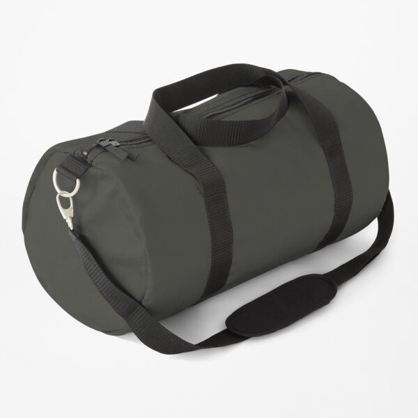 PLAIN SOLID BLACK OLIVE - MANY SHADES OF BLACK AVAILABLE ON OZCUSHIONS Duffle Bag