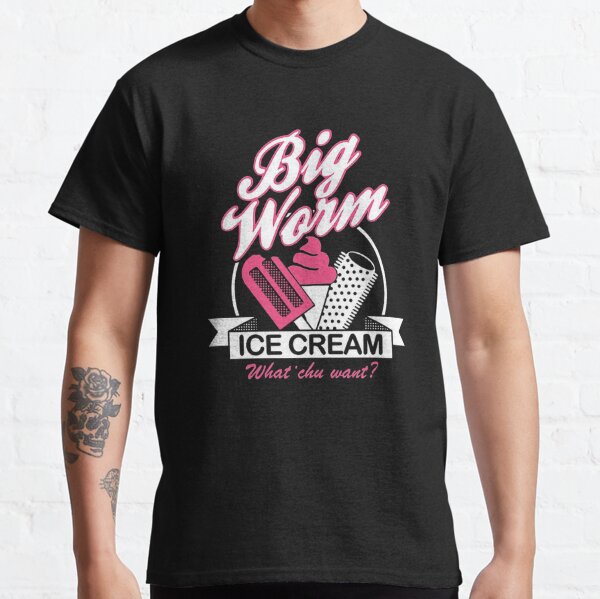 big worm ice cream shirt