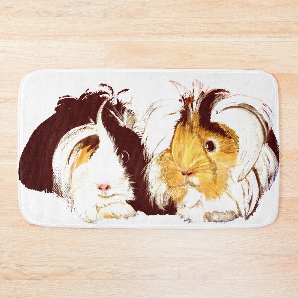 Aperçu de l'œuvre Cochon d'Inde : Moment précieux ~ Cavy ~ GRANDE CONCEPTION GRAPHIQUE ~ Pop Art ~ Peinture originale ~ LilyKoArt créée et vendue par Spinning Plates 360.
