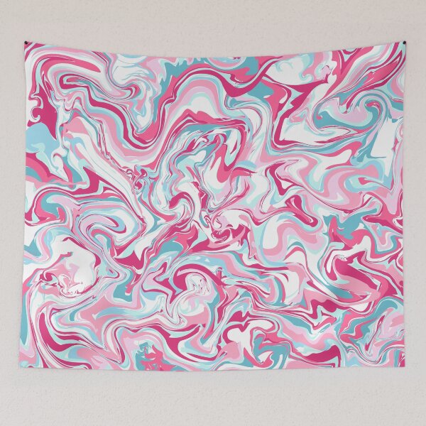 Item preview, Pink Wave Abstract Pattern  designed and sold by CarpeDiemLife.