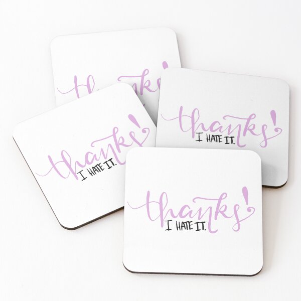 Item preview, Thanks! I hate it.  designed and sold by Ducking Nerd.