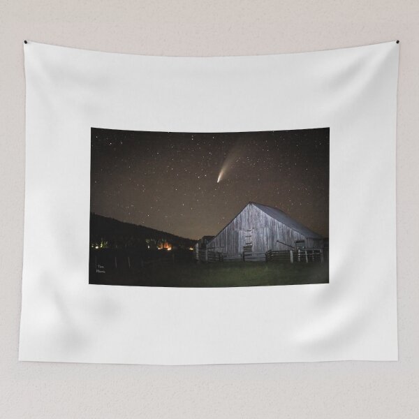 Item preview, Comet with a barn designed and sold by Monkeypawsoup.