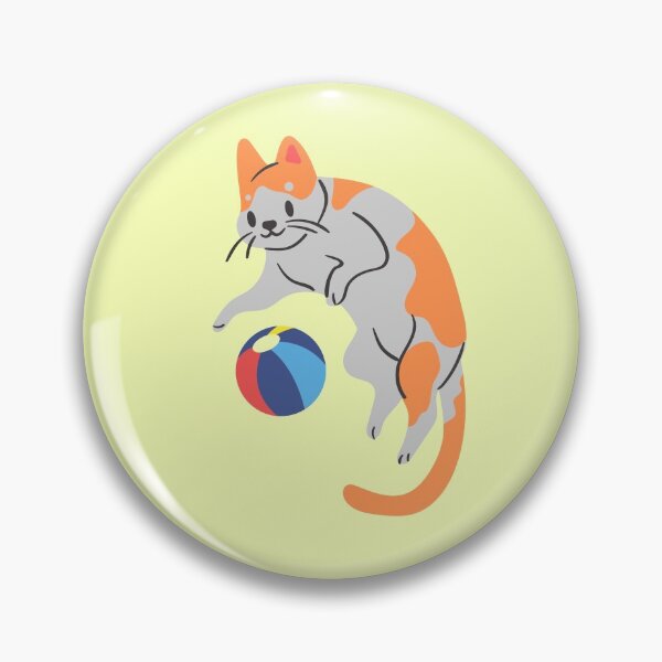 Item preview, Cat Playing With Ball designed and sold by Mywaymylife.