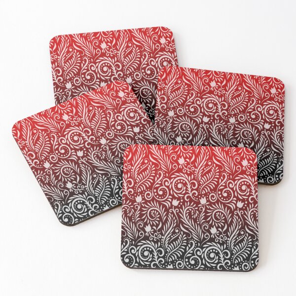 Item preview, Floral and Leaves - Dracula's Cloak (Dark Fantasy Collection) designed and sold by CreativityRoams.