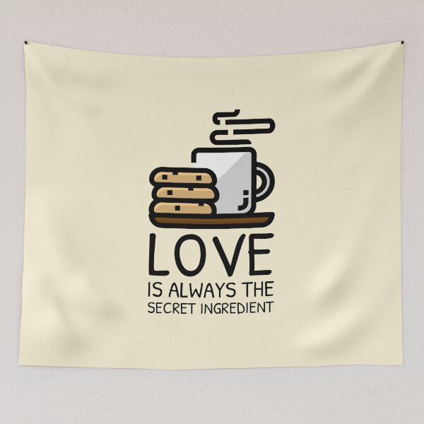 Item preview, Cookie Recipe for Baking Secret Ingredient Love Warm Milk designed and sold by quoteology.