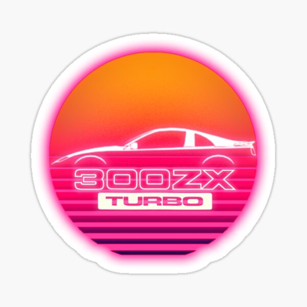 Nissan 300zx Turbo Outrun Emblem Sticker For Sale By Lithoman2